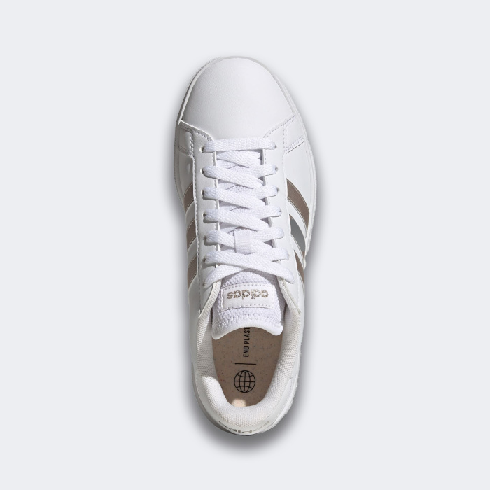 Adidas GRAND COURT BASE 2. BEYAZ Kadın Tenis Ayakkabısı - 3