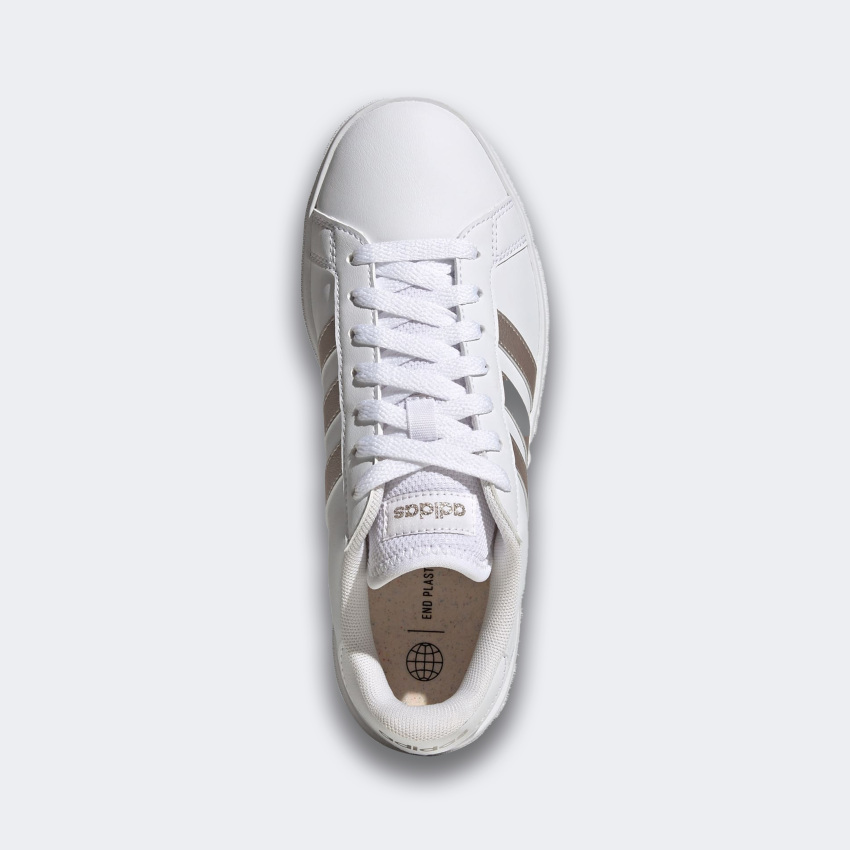 Adidas GRAND COURT BASE 2. BEYAZ Kadın Tenis Ayakkabısı - 3