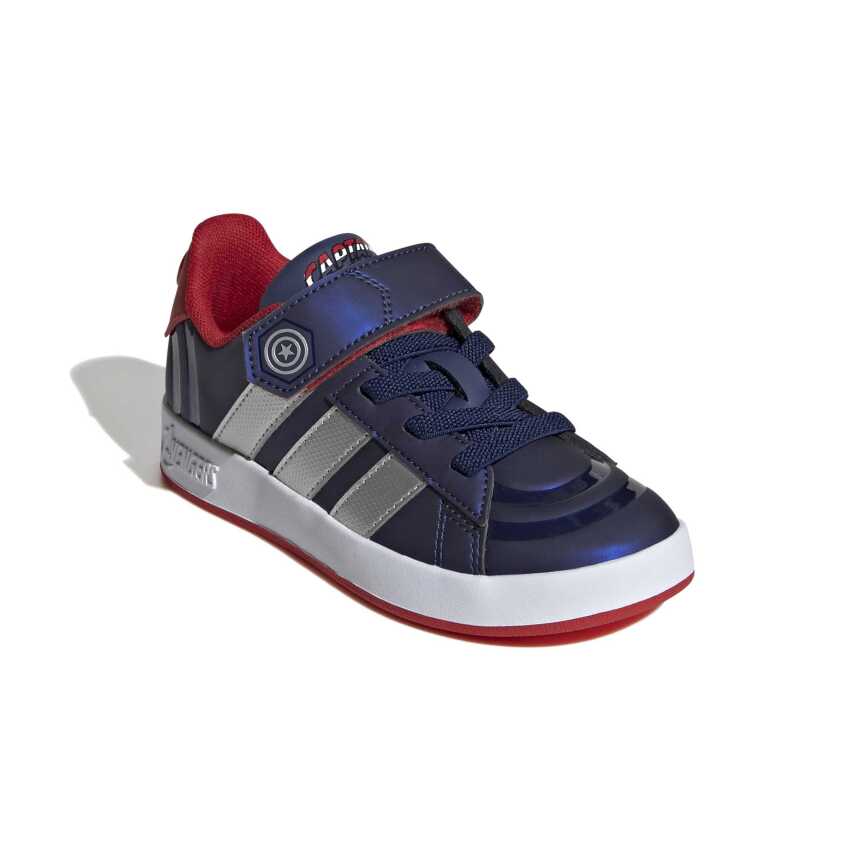 Adidas Grand Court Capt America El Lacivert Çocuk Günlük Ayakkabı - 3
