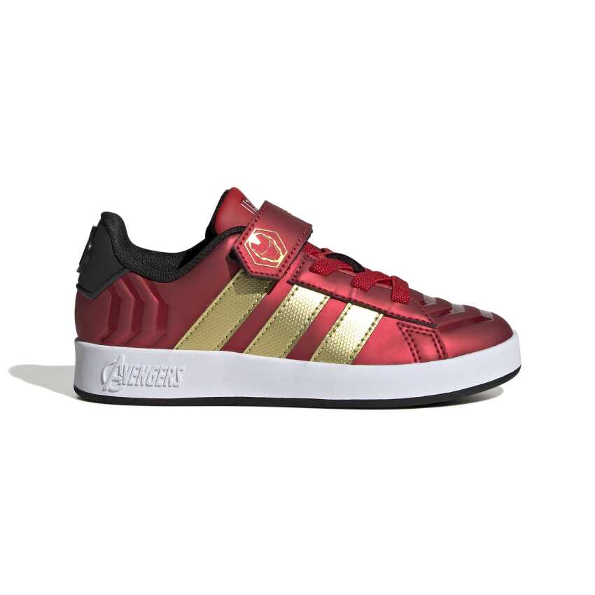 Adidas Grand Court Iron Man El Kırmızı Çocuk Günlük Ayakkabı - 1