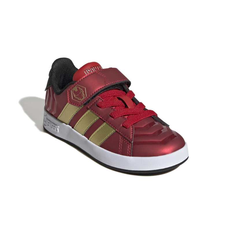 Adidas Grand Court Iron Man El Kırmızı Çocuk Günlük Ayakkabı - 3