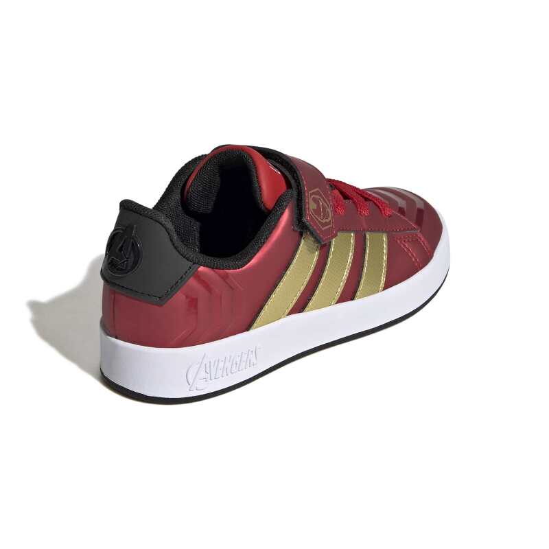 Adidas Grand Court Iron Man El Kırmızı Çocuk Günlük Ayakkabı - 4
