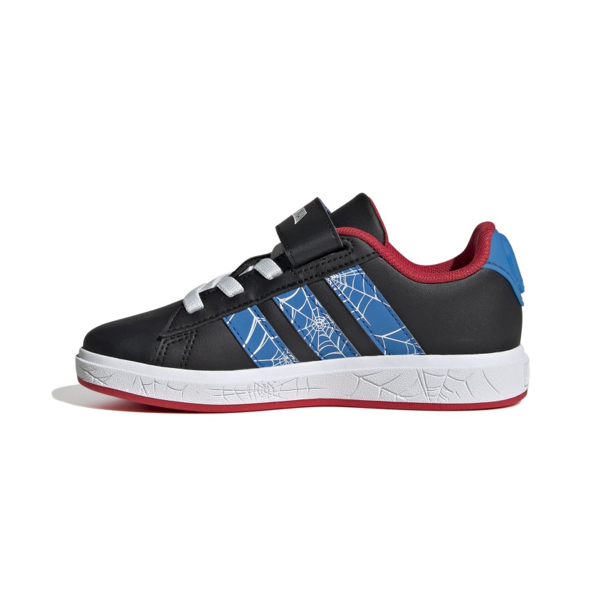 Adidas Grand Court Spider-Man El K SİYAH Çocuk Günlük Ayakkabı - 2