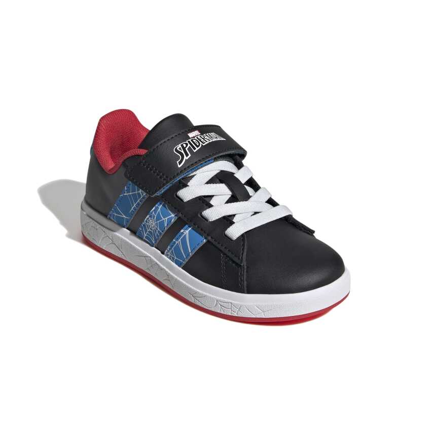 Adidas Grand Court Spider-Man El K SİYAH Çocuk Günlük Ayakkabı - 5