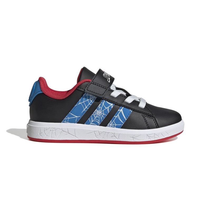 Adidas Grand Court Spider-Man El K SİYAH Çocuk Günlük Ayakkabı - Adidas