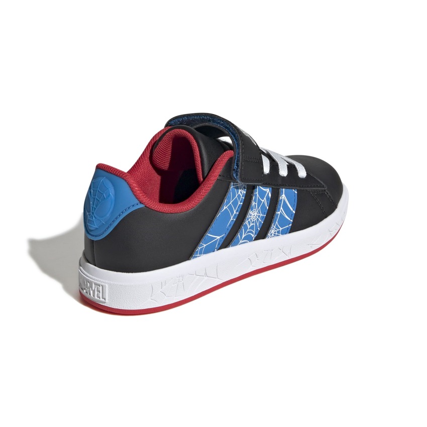 Adidas Grand Court Spider-Man El K SİYAH Çocuk Günlük Ayakkabı - 6