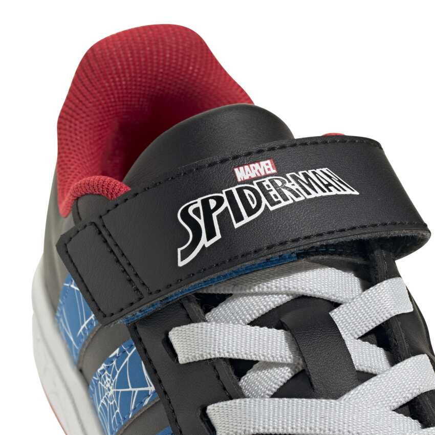 Adidas Grand Court Spider-Man El K SİYAH Çocuk Günlük Ayakkabı - 7