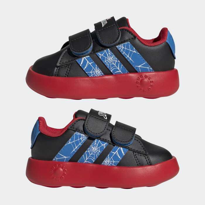 Adidas Grand Court Spider-Man Siyah Çocuk Günlük Ayakkabı - 2