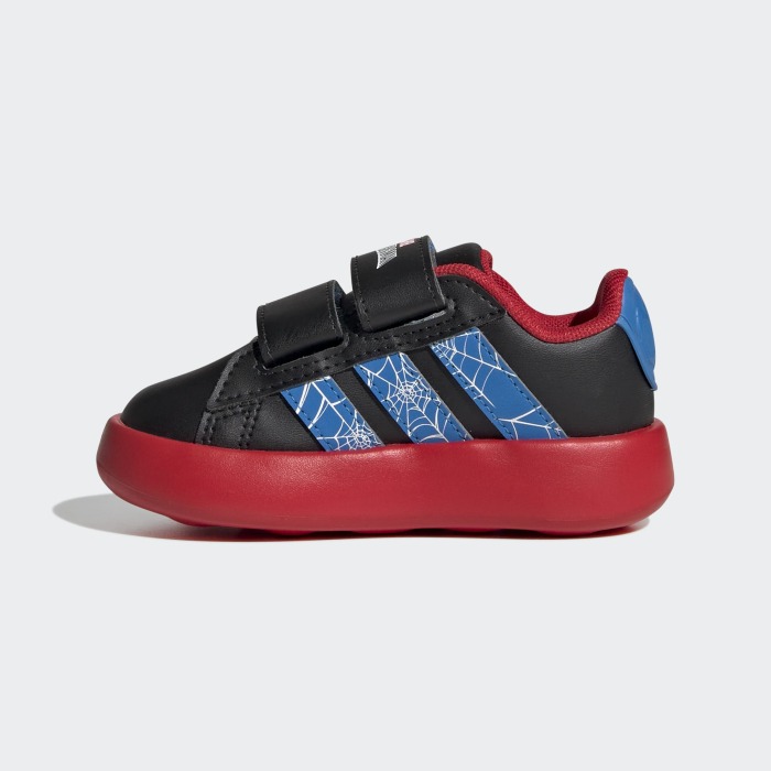 Adidas Grand Court Spider-Man Siyah Çocuk Günlük Ayakkabı - 3