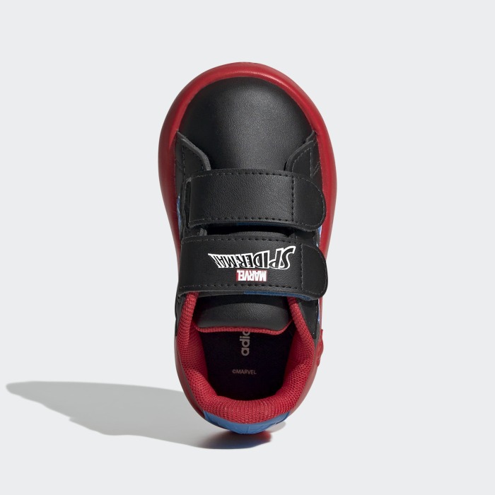 Adidas Grand Court Spider-Man Siyah Çocuk Günlük Ayakkabı - 4