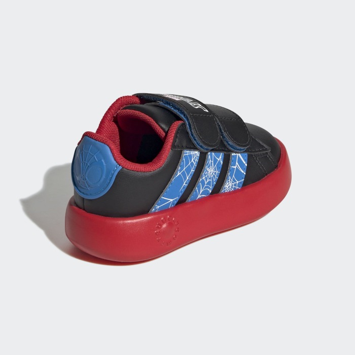 Adidas Grand Court Spider-Man Siyah Çocuk Günlük Ayakkabı - 7