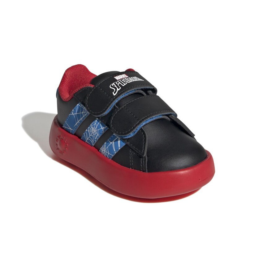 Adidas Grand Court Spider-Man Siyah Çocuk Günlük Ayakkabı - 5