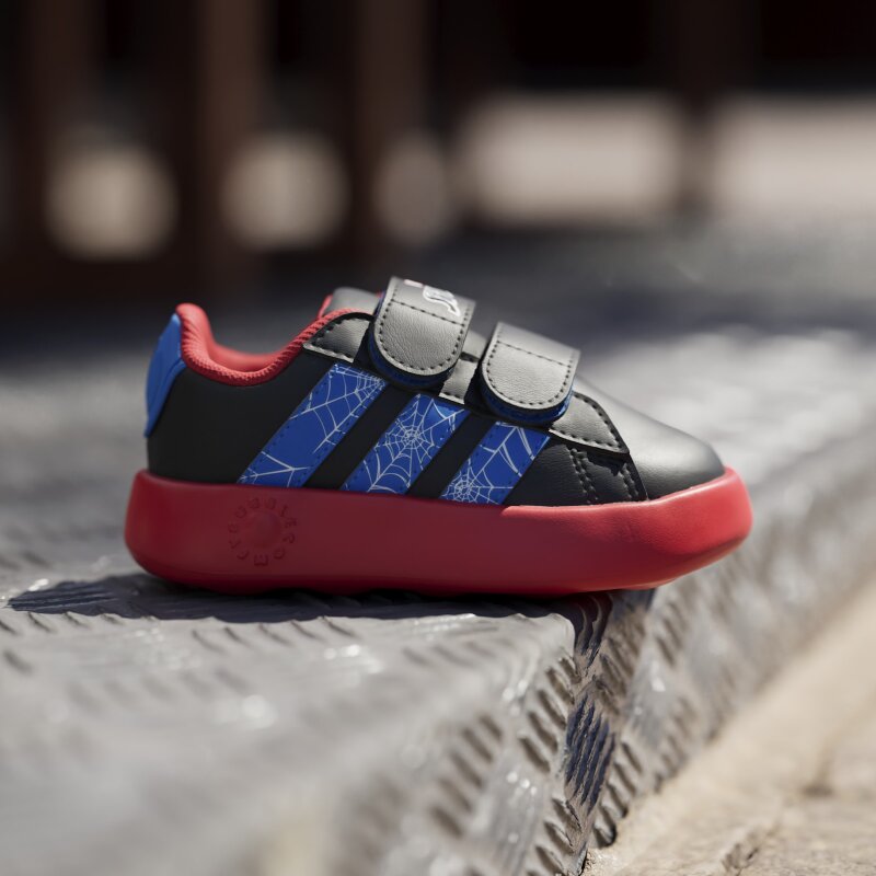 Adidas Grand Court Spider-Man Siyah Çocuk Günlük Ayakkabı - 10