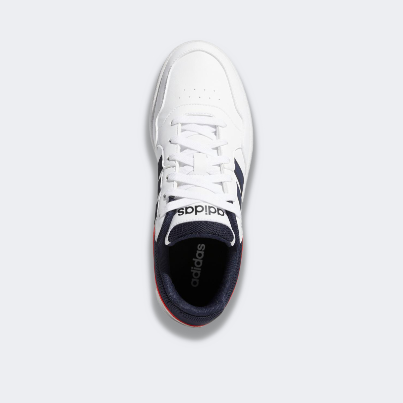 Adidas HOOPS 3.0 BEYAZ Erkek Spor Ayakkabı - 5