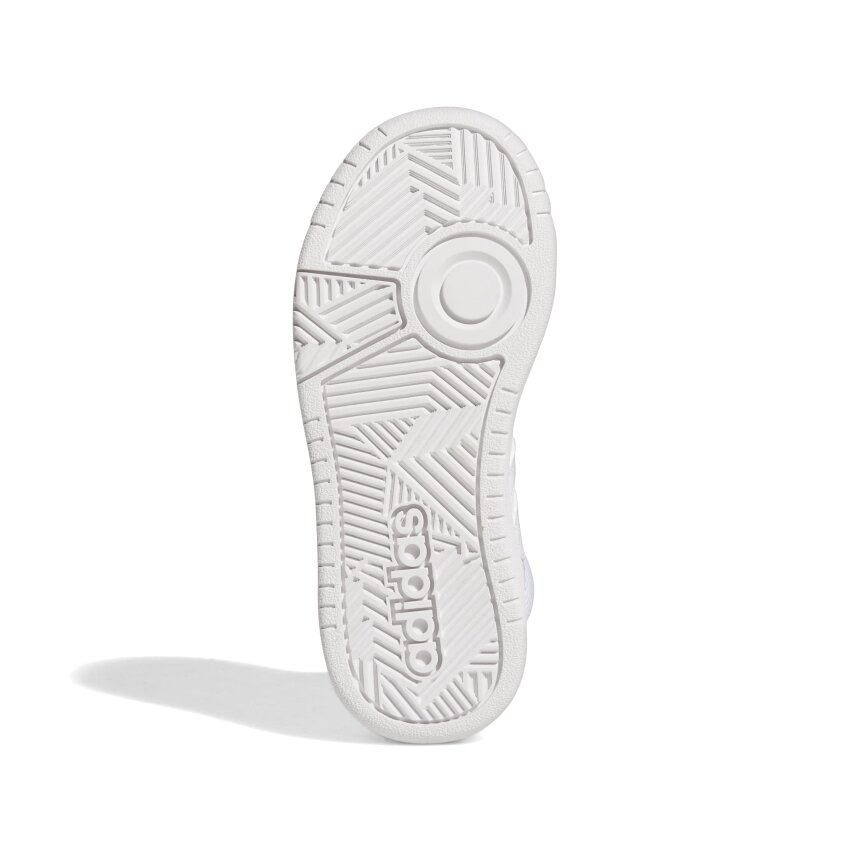 Adidas Hoops Mid 3.0 Beyaz Çocuk Spor Ayakkabı - 4