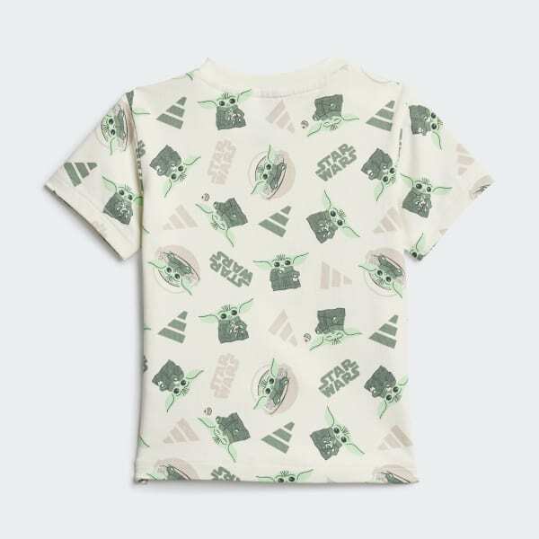 Adidas Star Wars Mandalorian Çocuk Şort Tshirt Takım - 3