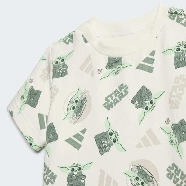 Adidas Star Wars Mandalorian Çocuk Şort Tshirt Takım - 6