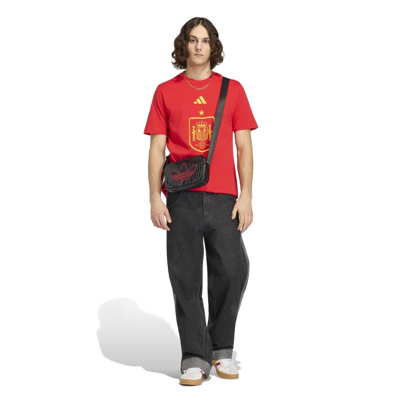Adidas İspanya DNA Graphic Kırmızı Erkek Tshirt - 3
