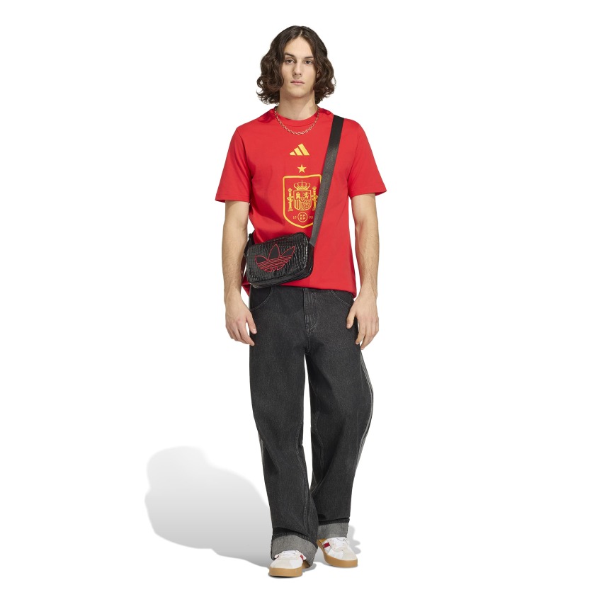 Adidas İspanya DNA Graphic Kırmızı Erkek Tshirt - 3