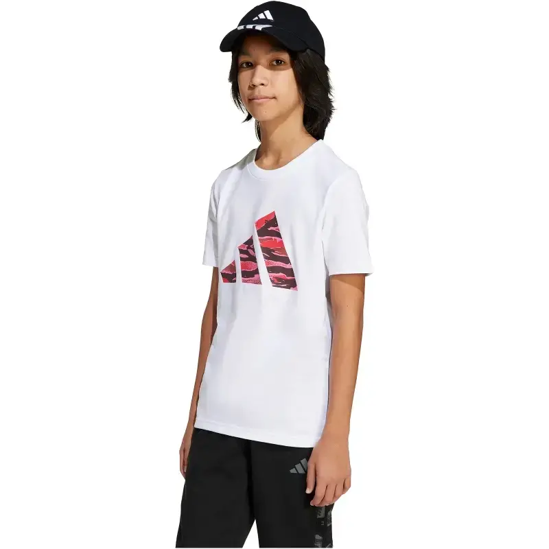 Adidas J Camo Logo Tee Çocuk Tshirt - 3