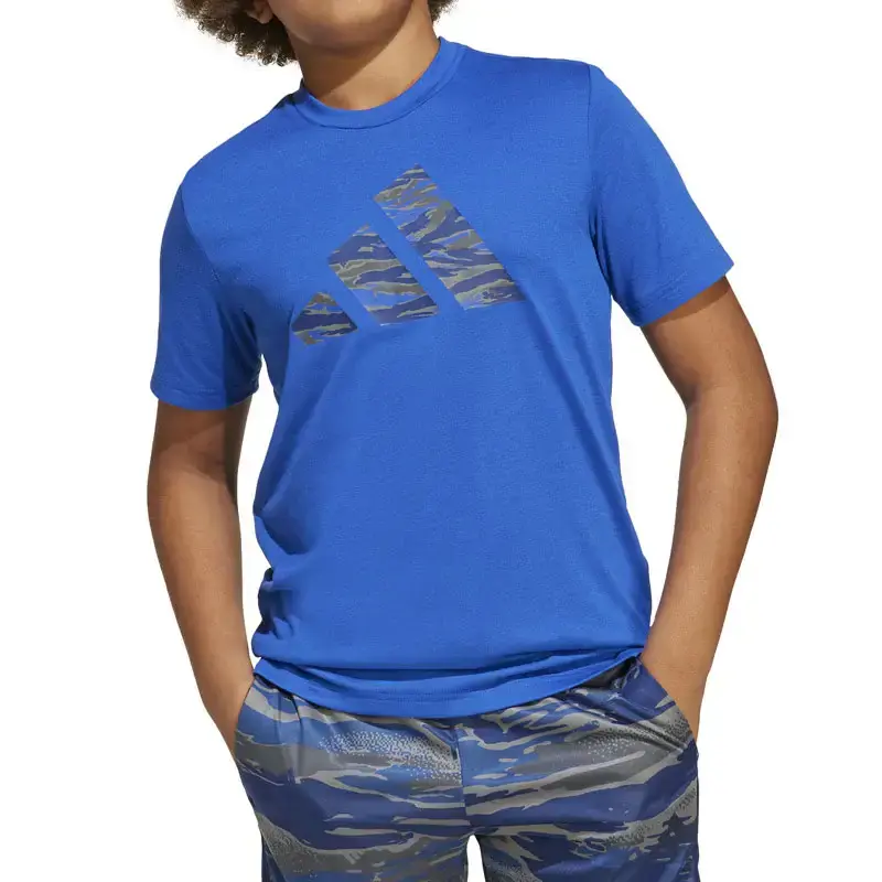 Adidas Train Essentials Camo-Print Çocuk Tshirt - 2
