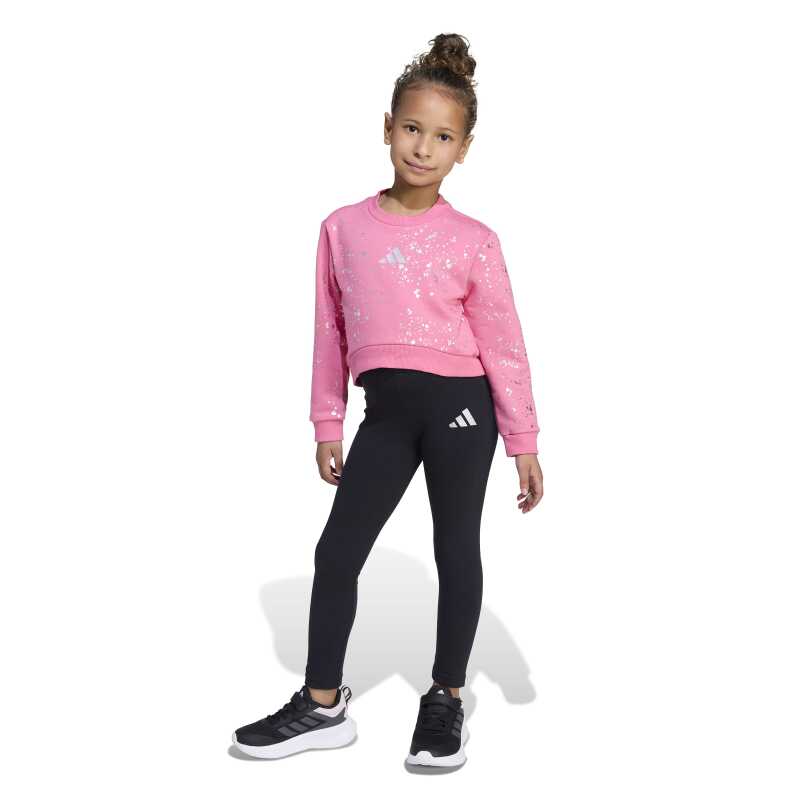 Adidas Lg Glam Set Pembe Çocuk Eşofman Takımı - 1