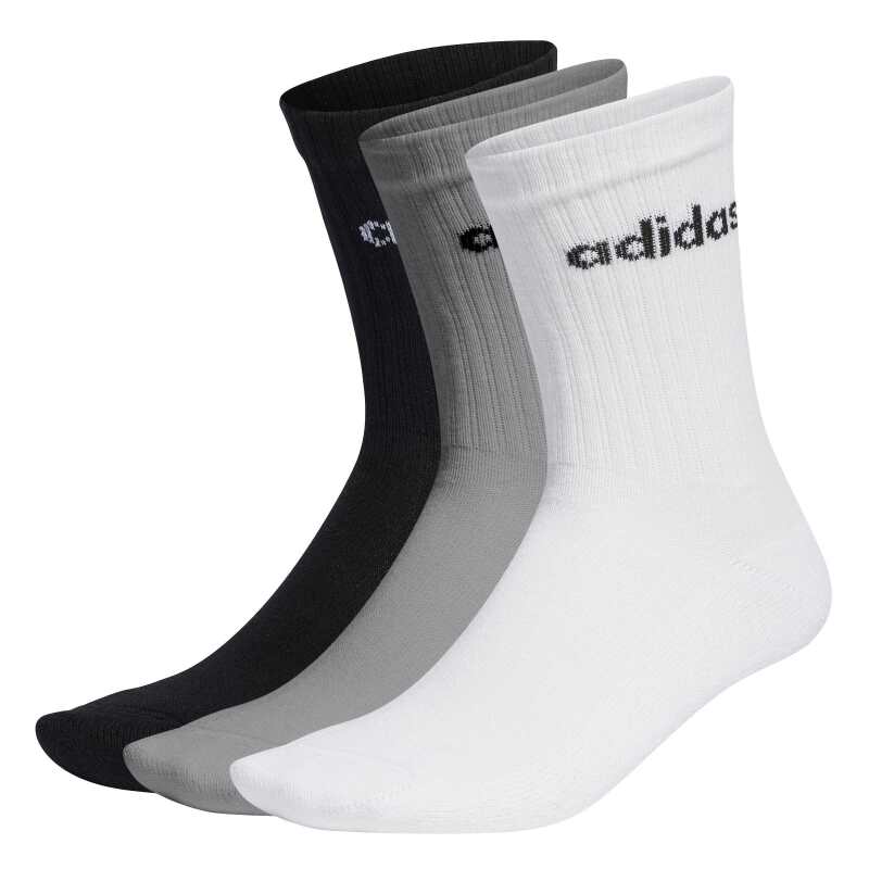Adidas Linear Crew Yastıklamalı Gri Unisex Çorap 