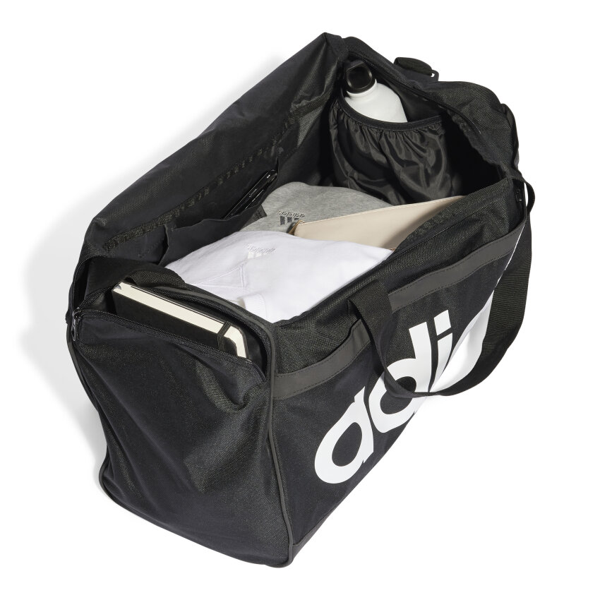 Adidas LINEAR DUFFEL M SÜYAH Erkek Spor ‚antasİ - 4