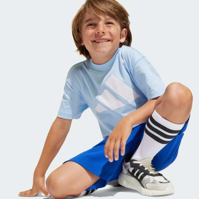 Adidas Lk Bl T-Set 160 Çocuk Şort Tshirt Takım - 4