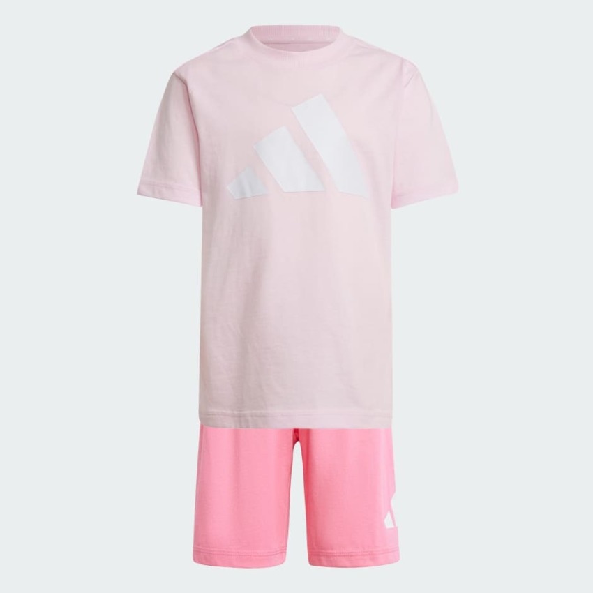 Adidas LK Bl T-Set 160 Çocuk Şort Tshirt Takım - 5