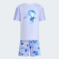 Adidas Lk Dy Ls T Set Çocuk Şort Tshirt Takım - 4