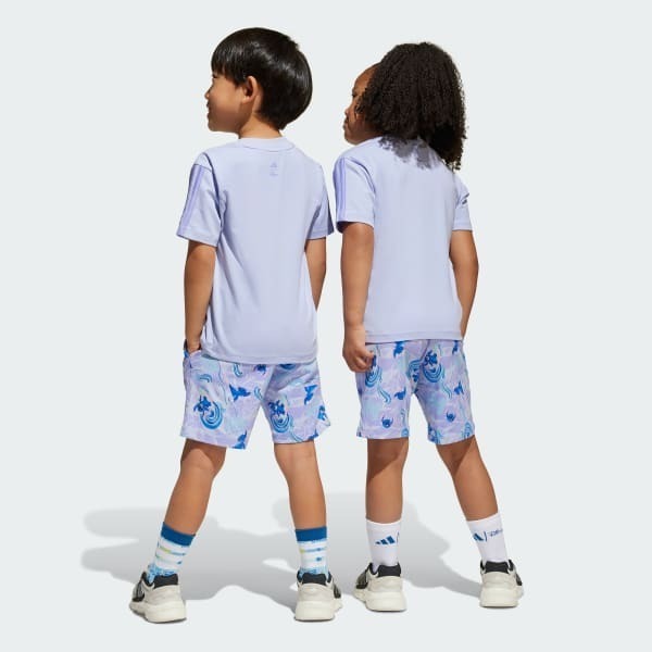Adidas x Disney Lilo and Stitch Çocuk Şort Tshirt Takım - 2