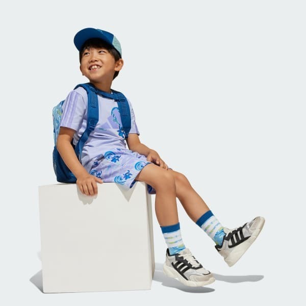 Adidas x Disney Lilo and Stitch Çocuk Şort Tshirt Takım - 3