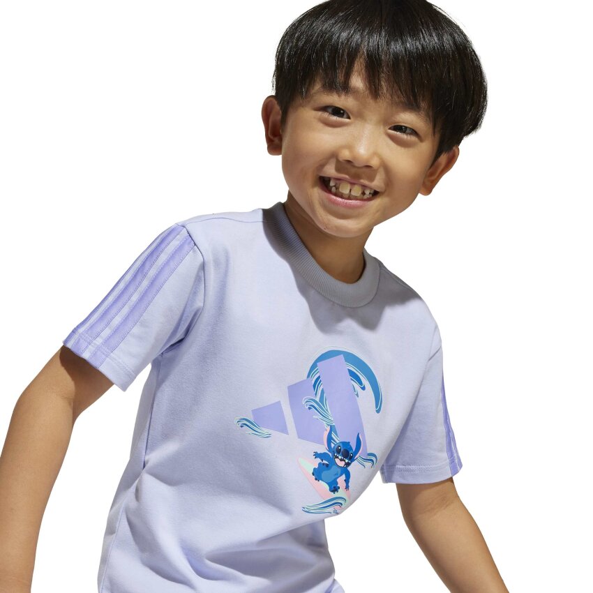 Adidas x Disney Lilo and Stitch Çocuk Şort Tshirt Takım - 4