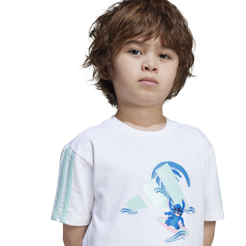 Adidas Disney Lilo&Stich Çocuk Şort Tshirt Takım - 4