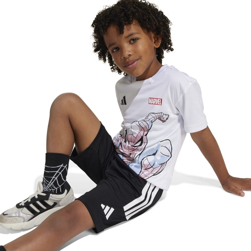 Adidas Marvel Spider-Man Çocuk Şort Tshirt Takım - 7