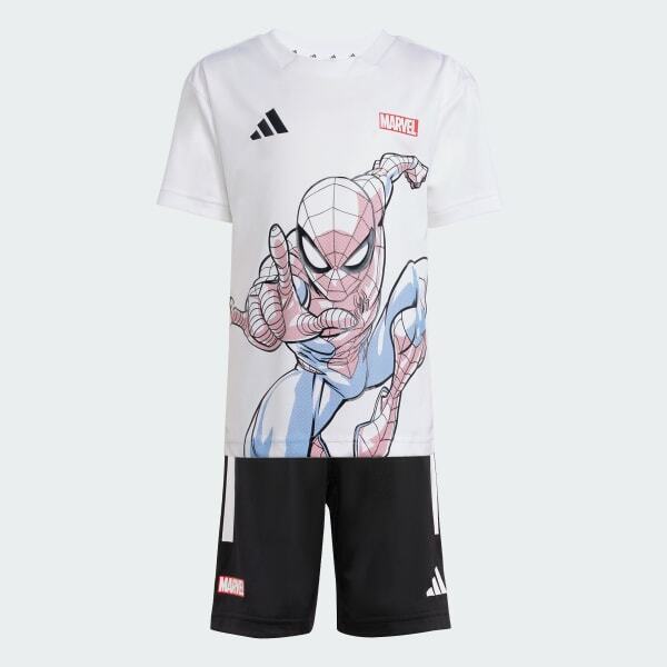 Adidas Marvel Spider-Man Çocuk Şort Tshirt Takım - 4