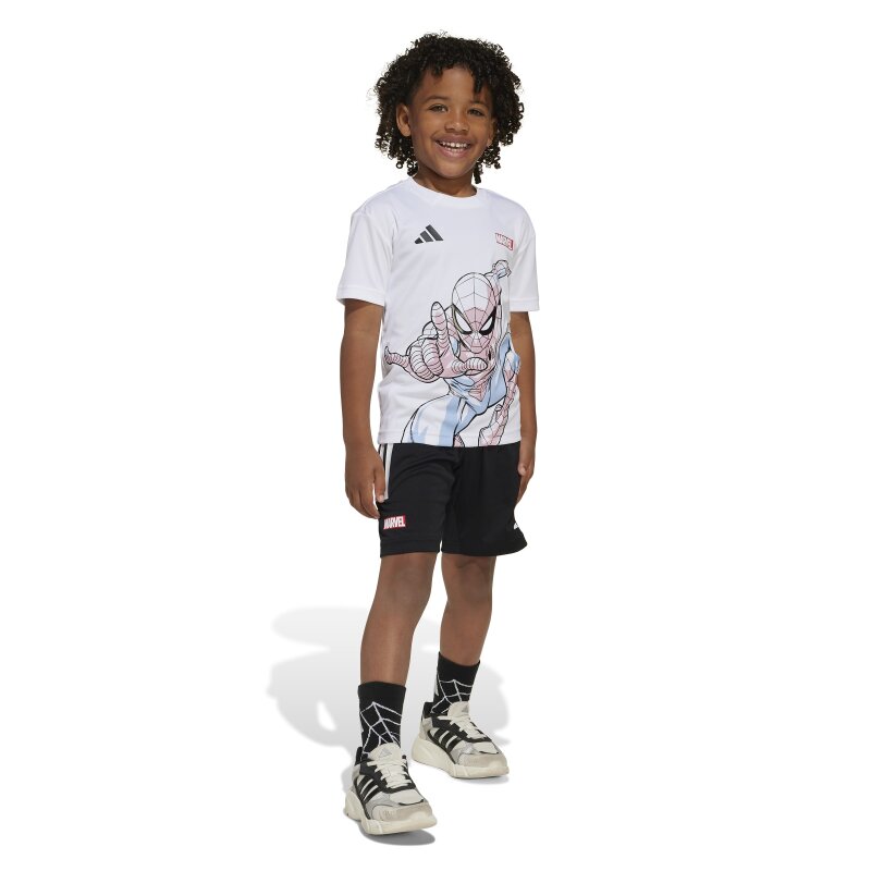 Adidas Marvel Spider-Man Çocuk Şort Tshirt Takım - 3