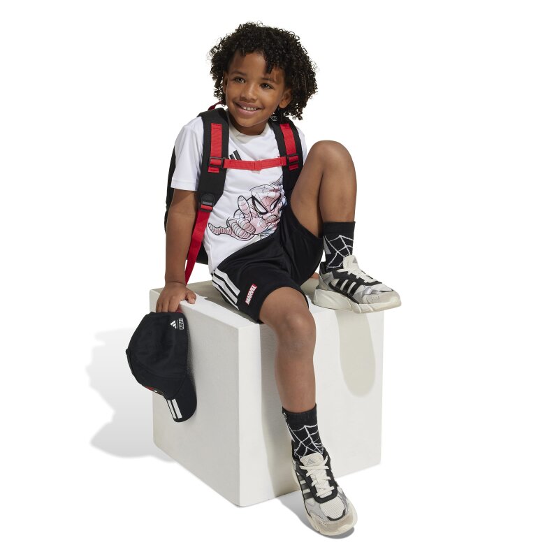 Adidas Marvel Spider-Man Çocuk Şort Tshirt Takım - 5