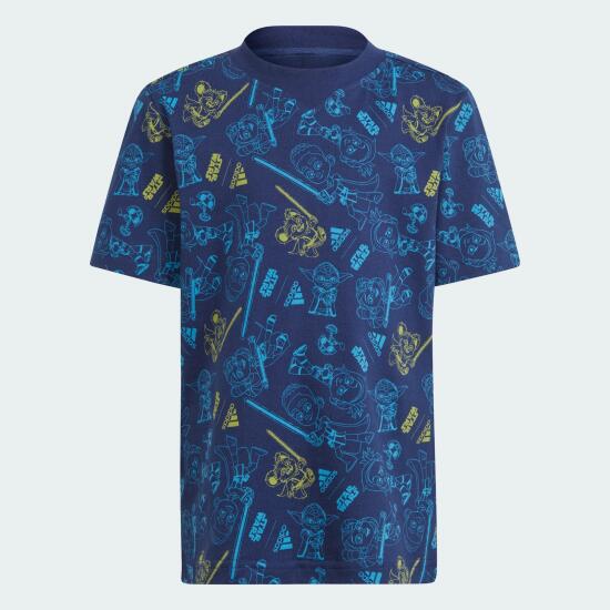 Adidas LK SW YJ T Mavi Çocuk Tshirt - 1