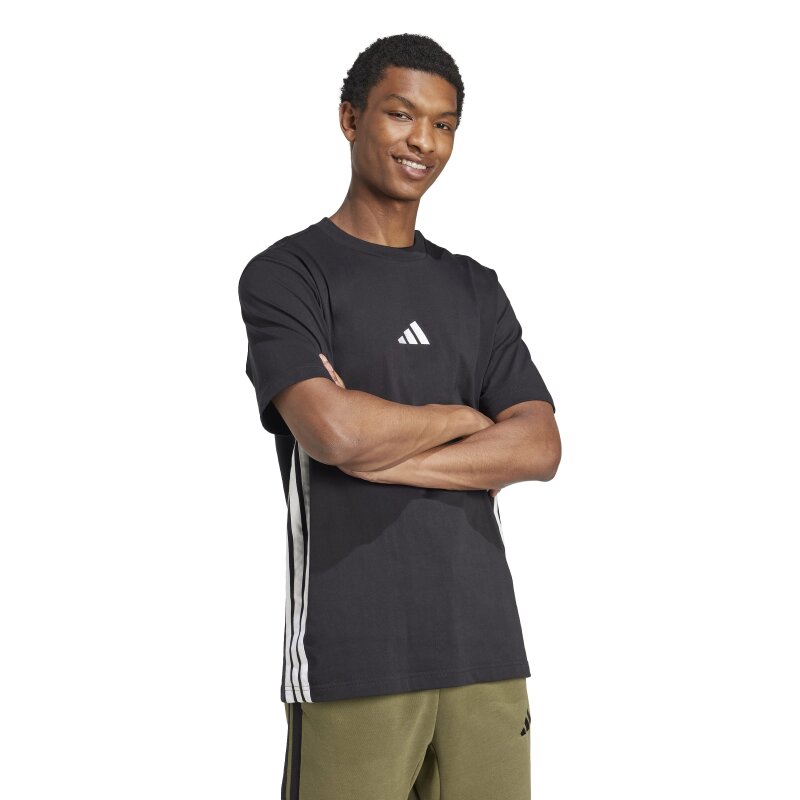 Adidas Essentials 3-Stripes Single Jersey Erkek Tshirt - 3