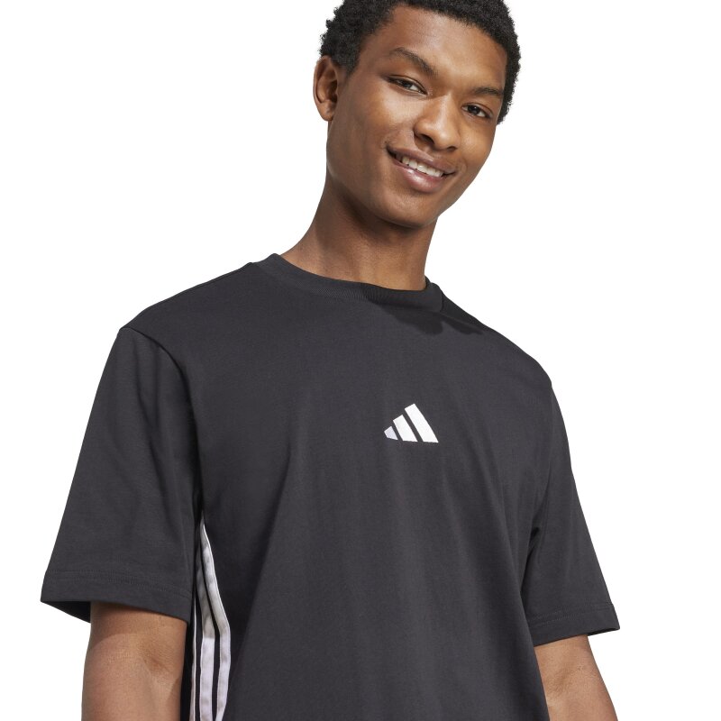 Adidas Essentials 3-Stripes Single Jersey Erkek Tshirt - 4