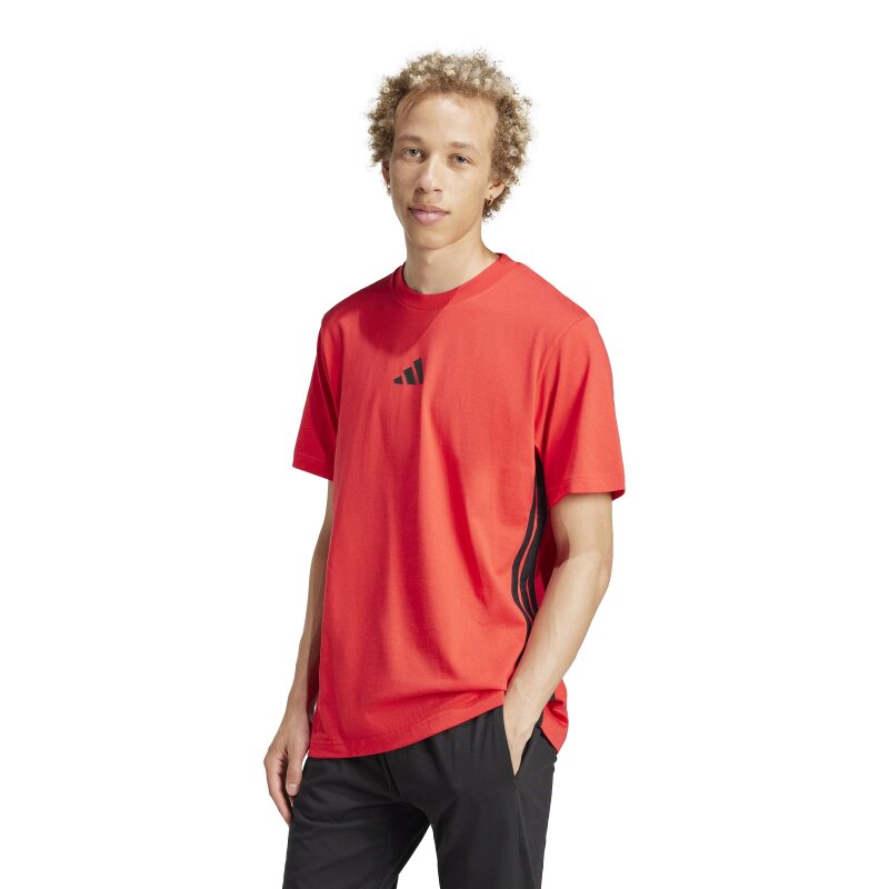 Adidas Essentials 3-Stripes Single Jersey Erkek Tshirt 