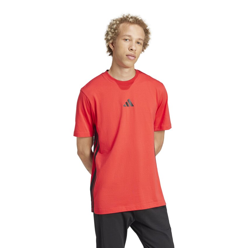 Adidas Essentials 3-Stripes Single Jersey Erkek Tshirt - 3