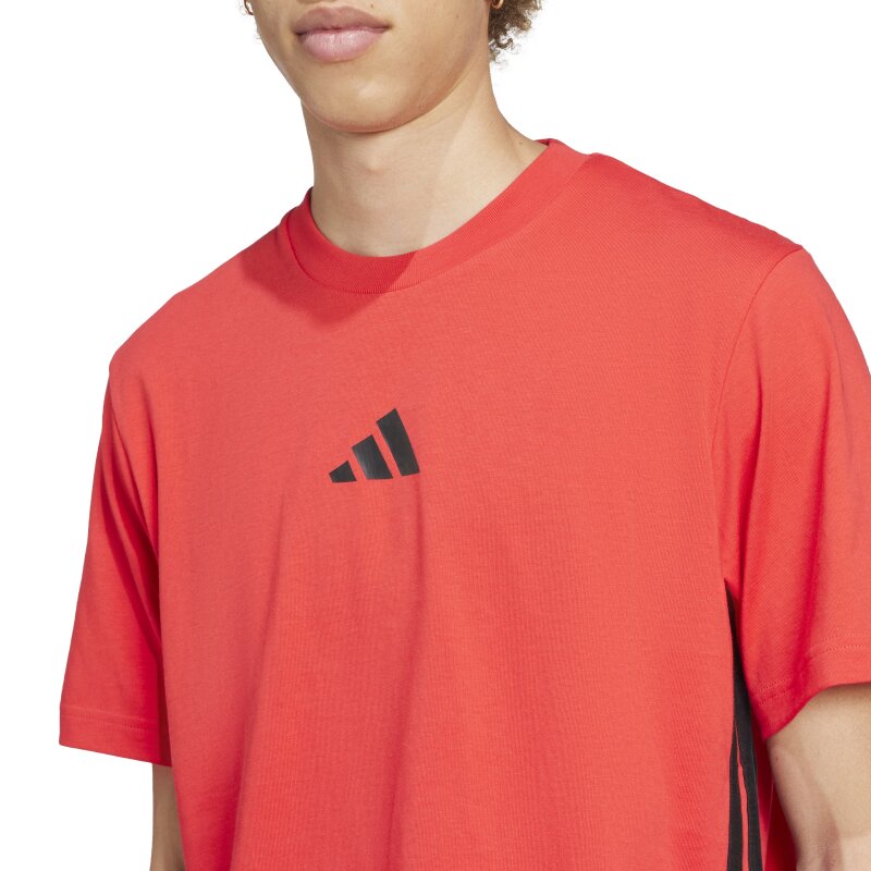 Adidas Essentials 3-Stripes Single Jersey Erkek Tshirt - 4