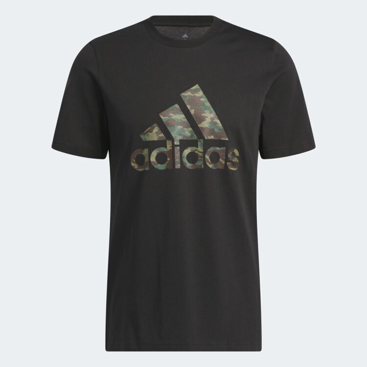 Adidas M CAMO G T SİYAH Erkek Tshirt - 4