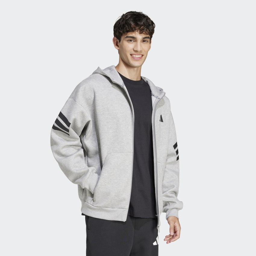 Adidas M FI 3S Fz Erkek Sweatshirt - 3