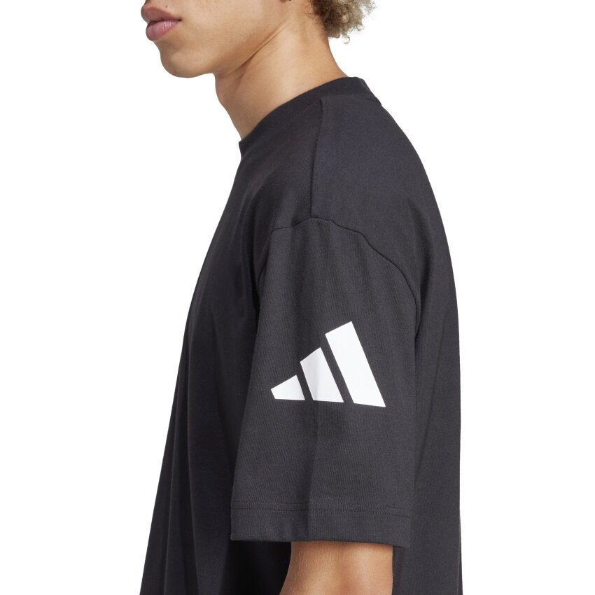 Adidas Essentials Loose Fit 3 Bar Logo Erkek Tshirt - 5