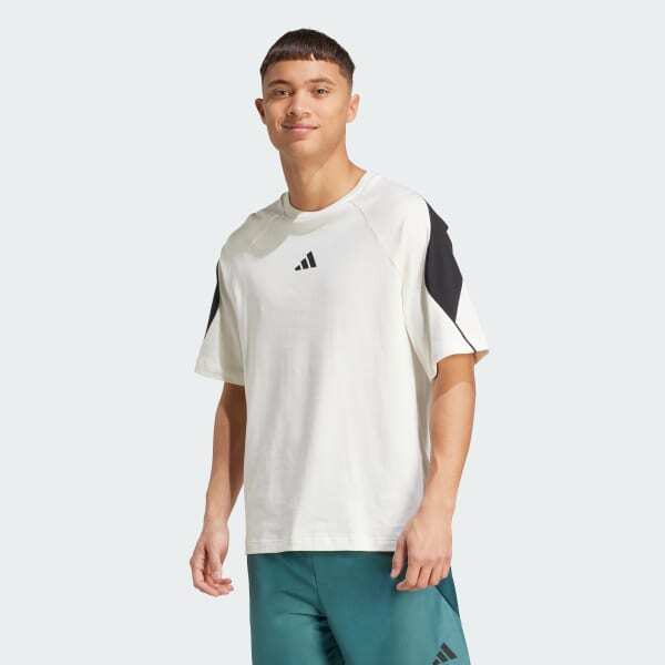Adidas M Stadium Tee Beyaz Erkek Tshirt - 1