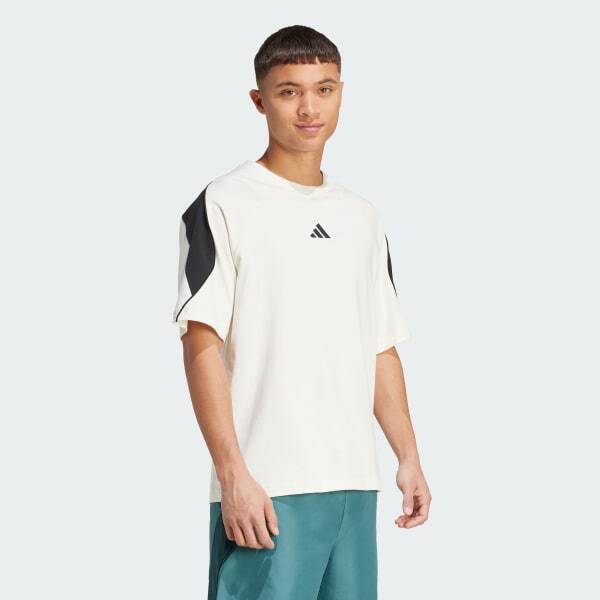 Adidas M Stadium Tee Beyaz Erkek Tshirt - 3